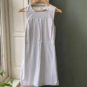 Banana Republic Factory white embroidered dress